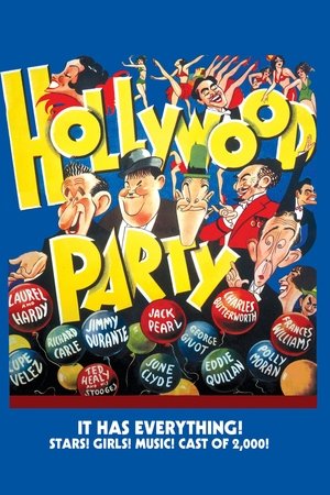 Hollywood Party Poster